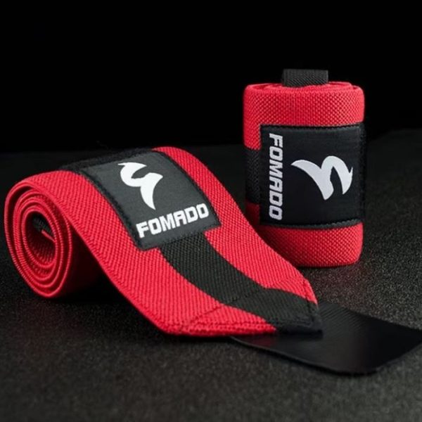 Weight lifting Wrist Wraps- RED