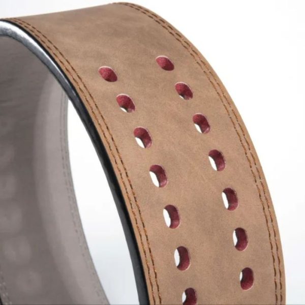 Lever Leather Power Lifting 13mm belt- Dark Brown