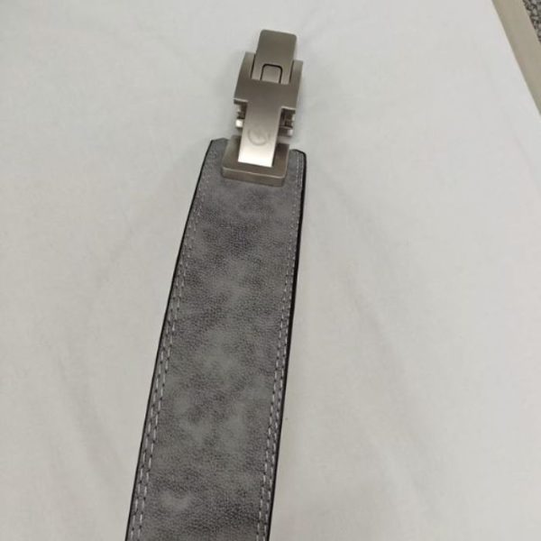 Lever Leather Power Lifting 13mm Belt- Grey