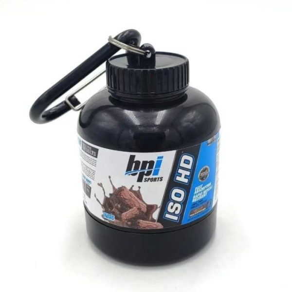 BPI SPORTS 200 ML Protein Powder Container- BLACK